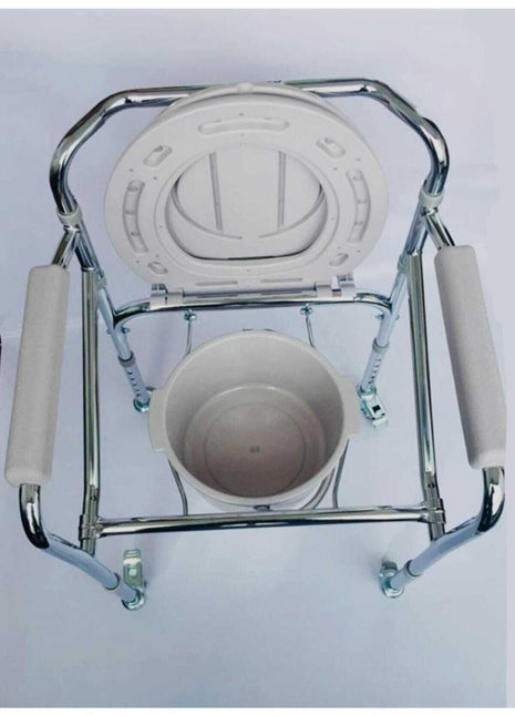 Emek Sağlık Witra Ithal Gri Krom Tekerlekli Klozet