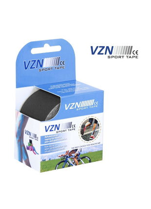 Vzn Ağrı Bandı Kinesio Bant Sporcu Bandı Ağrı Bandı Siyah 5 cmx5 m