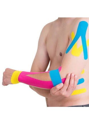 Vzn Kinesio Sport Tape – Sporcu Ağrı Bandı 5m x 5cm Kırmızı 4 Adet