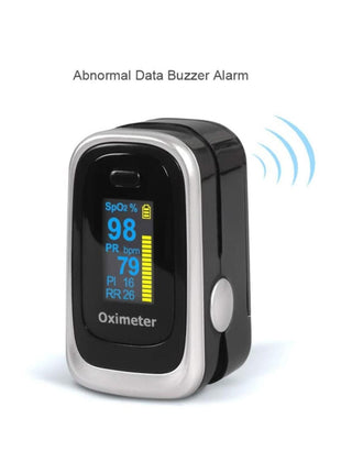 Pulse Oksimetre M170 Oksijen Satürasyon Ölçüm Cihazı Alarmlı