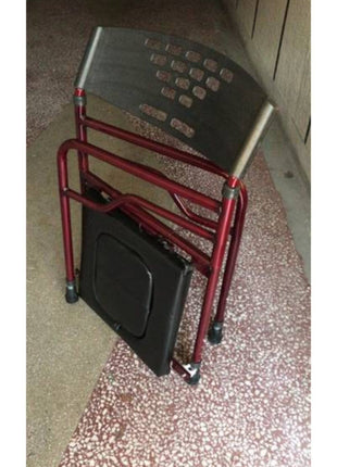 Deri Döşemeli Hasta Tuvaleti Klozeti Sandalyesi Seyyar Tuvalet Kamp Tuvaleti Taşınabilir Tuvalet