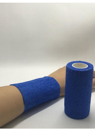 Kendinden Yapışkanlı Bandaj Mavi Ebat: 10cm X 4.5m 1 KUTU 12 ADET