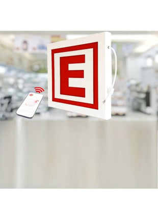Eczane Led E-logo Ve Animasyonlu Papatya Açık Yazısı