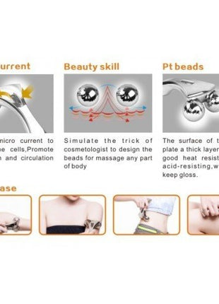 3D Massager Bilyalı Sıkılaştırılı Masaj Aleti