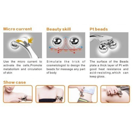 3D Massager Bilyalı Sıkılaştırılı Masaj Aleti