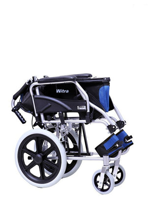 WİTRA Alüminyum Özellikli Ultra Hafif Refakatçı Frenli Tekerlekli Sandalye