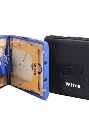 Mavi 3 Parçalı Katlanabilir Masaj Yatağı, 250 kg Kapasiteli