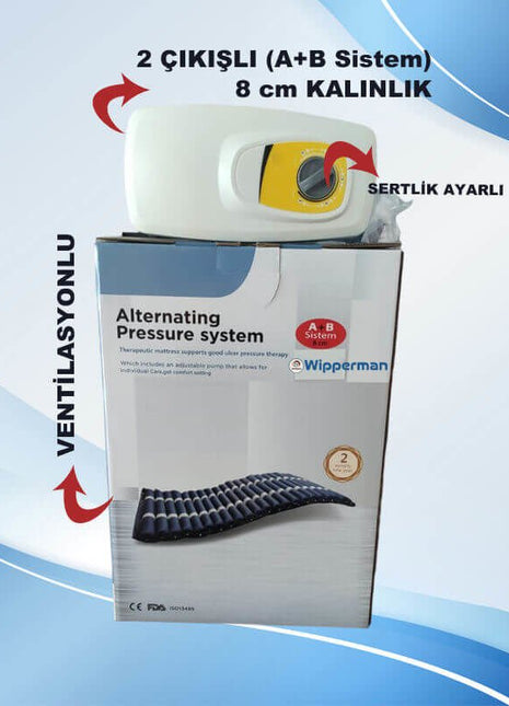 Boru Tipi Havalı Yatak A+B Sistem 8 Cm