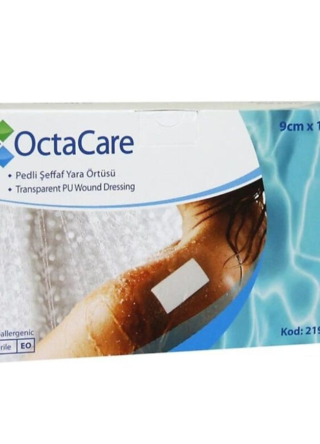 Şeffaf Pedli Su Geçirmez Yara Örtüsü Tekli Steril Paket 9 CM x 15 CM 25 Adet Tekli Steril Paket