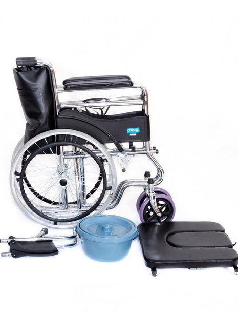 Comfort Plus Dm-680 Tuvalet Özellikli Tekerlekli Sandalye