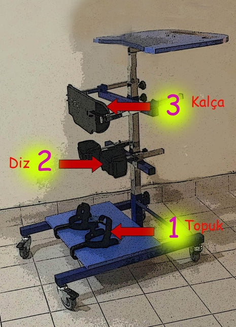 Ayakta Durma Sehpası S- 70 CM -120 CM ARASI