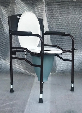 Kolları Açılan Hasta Tuvalet Sandalyesi