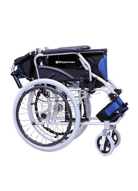 W 201 Alüminyum Özellikli Refakatçı Frenli Hafif Tekerlekli Sandalye