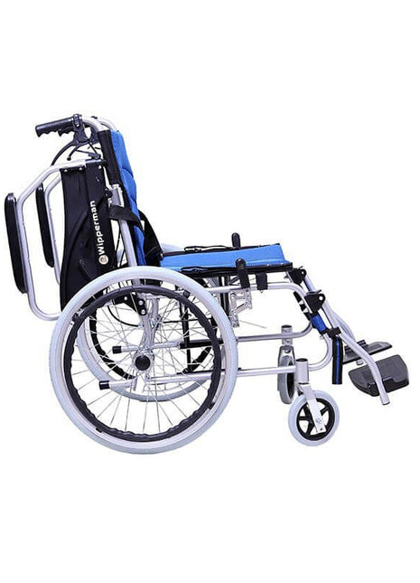 W 201 Alüminyum Özellikli Refakatçı Frenli Hafif Tekerlekli Sandalye