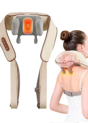 Medilix 2023 Model 4 Tuş 16 Toplu Ovmalı Isıtmalı Masaj Aleti Boyun Sırt Bel Omuz Tüm Vücut Masaj