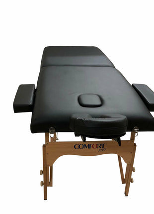 Comfort Plus Ahşap Masaj Masası İthal 201-Siyah