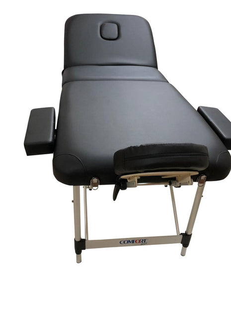 Siyah Alüminyum Masaj Masası İthal