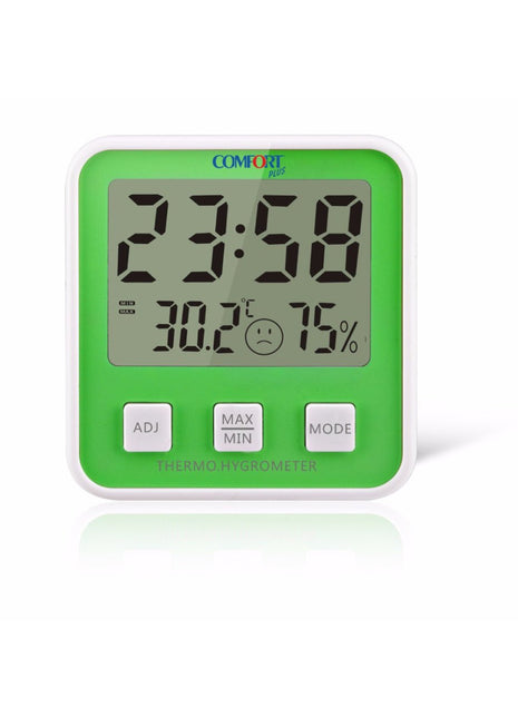 Comfort Plus DM-658 Yeşil Isı Nem Ölçer