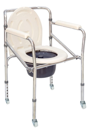 Comfort Plus DM-697 Küçük Tekerlekli Tuvaletli Sandalye