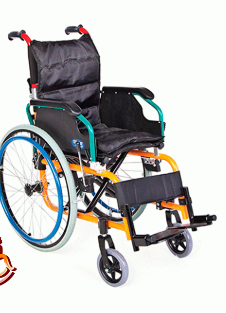 Turuncu Çocuk Tekerlekli Sandalye