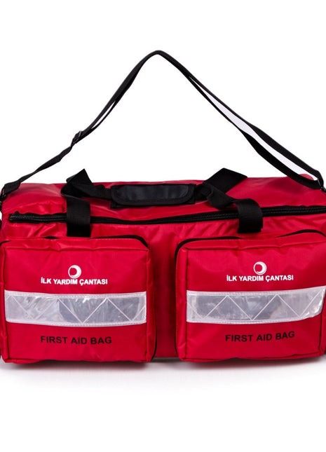 Comfort Plus İlk Yardım Çantası 2 Çepli Büyük Boy Kırmızı