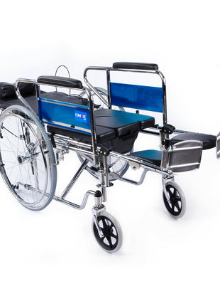 Comfort Plus KY608GC Sırtı Yatar Ayak Kalkar Tuvalet Özellikli Tekerlekli Sandalye
