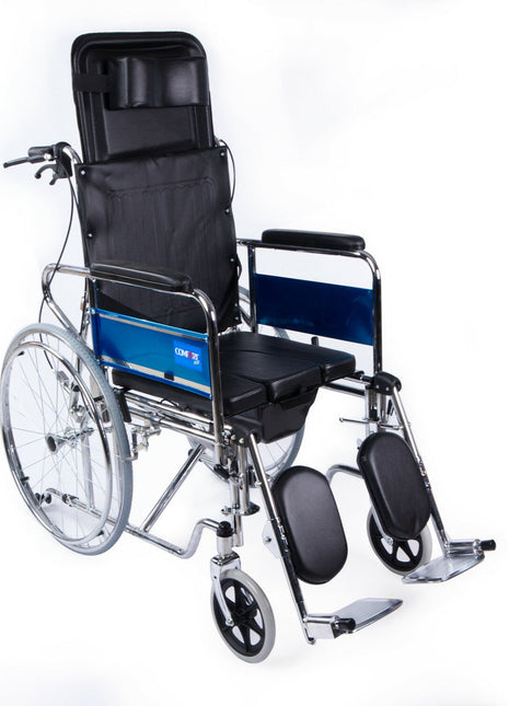 Comfort Plus KY608GC Sırtı Yatar Ayak Kalkar Tuvalet Özellikli Tekerlekli Sandalye