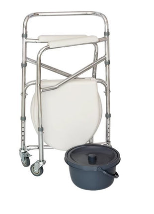 Comfort Plus KY696 Tekerlekli Kovalı Komot