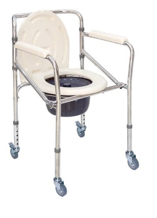 Comfort Plus KY696 Tekerlekli Kovalı Komot