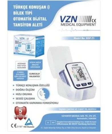 Bilekten Ölçer Konuşan Tansiyon Aleti