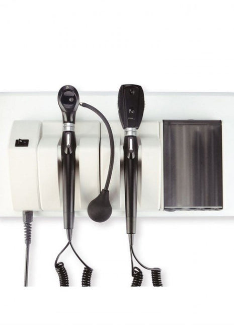 Honsun Duvara Monte Otoskop Oftalmoskop Set