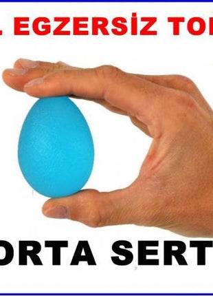 Silikon El Egzersiz Topu Mavi: Orta Sert