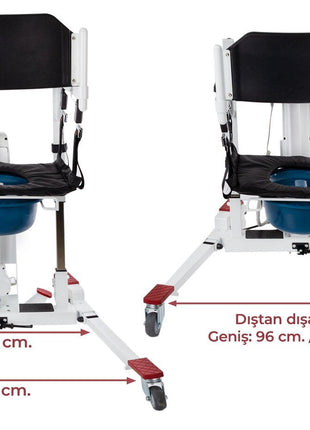 Comfort Plus DM-190U NEW Portatif Mobil Lift Hasta Transfer Lifti