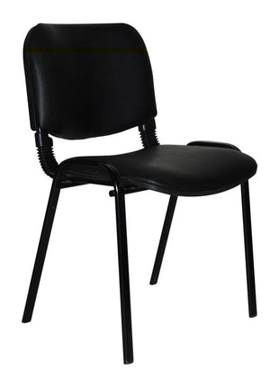 Form Misafir Koltuk Siyah-Deri