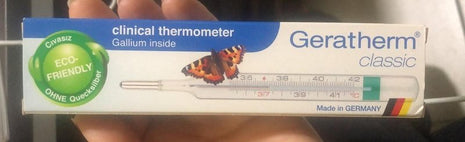 Cam Termometre Civa İçermeyen Oval Klinik Geratherm