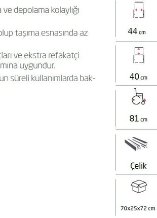Golfi-8 Alüminyum Transfer Sandalyesi