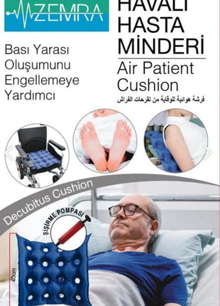 Tekerlekli Sandalye Havalı Oturma Minderi - Şişme Minder - Seyahat Minderi