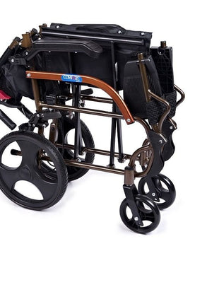 Refakatçi Tekerlekli Sanalye Engelli Tekerlekli Hasta Taşıma Transfer Sandalyesi