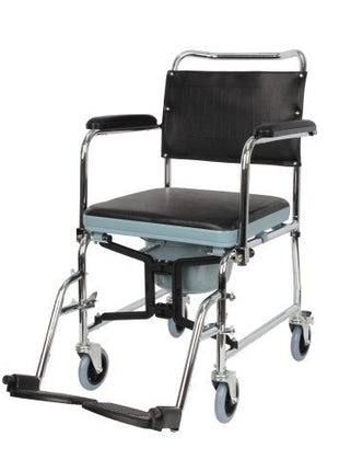 Katlanabilir Tekerlekli Klozetli Komot Klozet Yükseltici