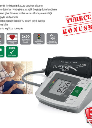 Medisana Türkçe Konuşan Tansiyon Ölçme Cihazı