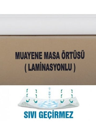 Lamine Rulo Muayene Masa Örtüsü 1 Adet Rulo