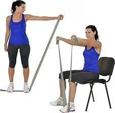 Egzersiz Bandı – 1 Metre Gümüş Renk