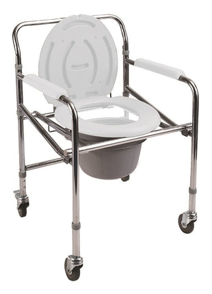 Poylin P561 Komot Klozetli Tekerlekli Banyo Tuvalet Sandalyesi
