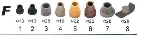 W1116 Baston Lastiği Kauçuk GRİ 10 Adet