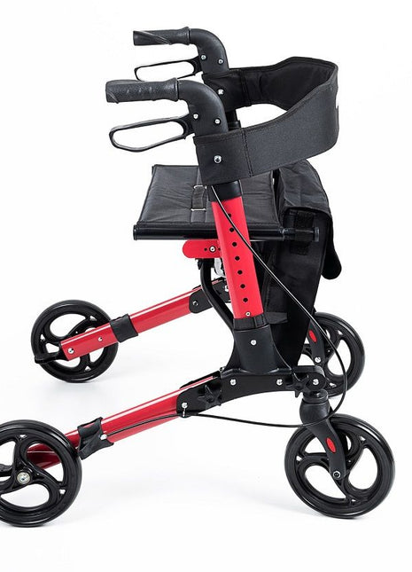 Comfort Plus DM-9102 Kırmızı Lüx Alüminyum Rolatör