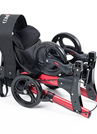 Comfort Plus DM-9102 Kırmızı Lüx Alüminyum Rolatör