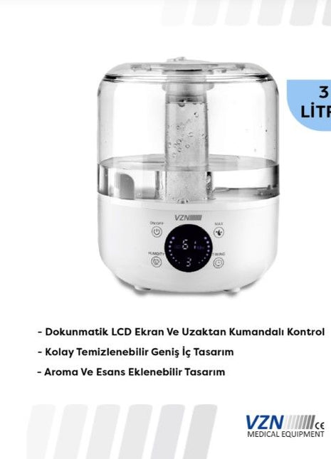 Hava Nemlendirici Buhar Makinesi MS-008D