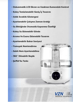 Hava Nemlendirici Buhar Makinesi MS-008D