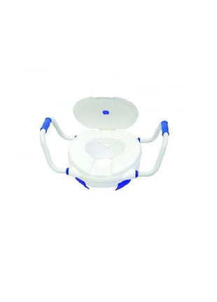 W1121 Klozet Yükseltici Kolçaklı Kapaklı Taharet Musluklu