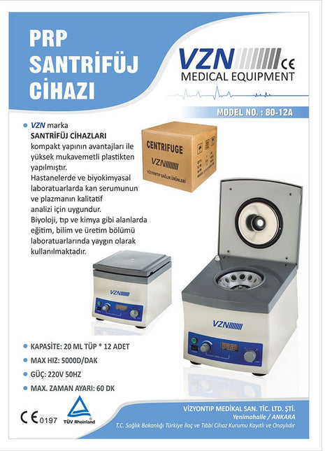 Santrifüj Cihazı 80-2a